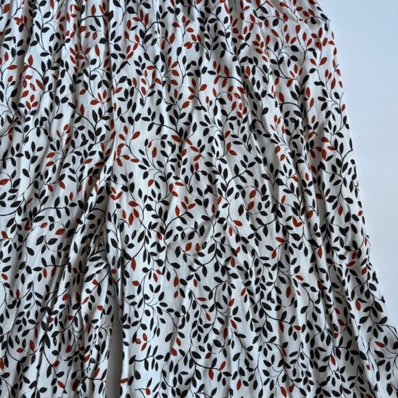 Elevenses Anthropologie Arboreta Cream & Floral Wide Leg Jumpsuit/Romper - S - Picture 11 of 13